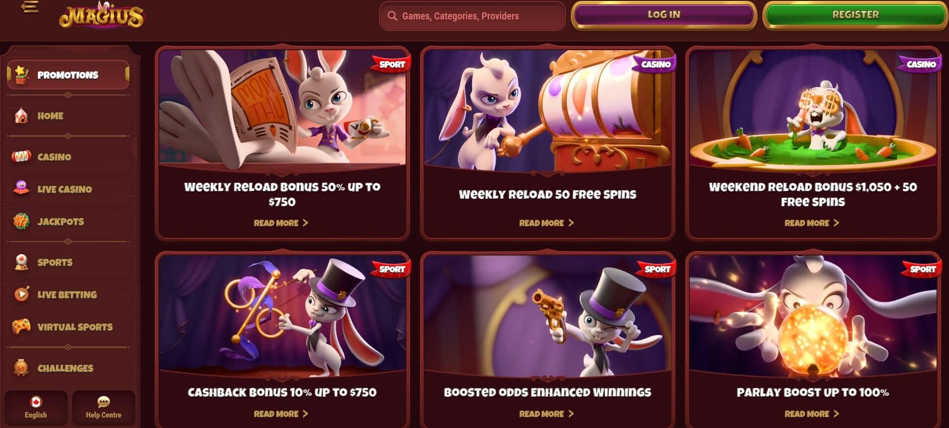 Valutazione di Magius Casino